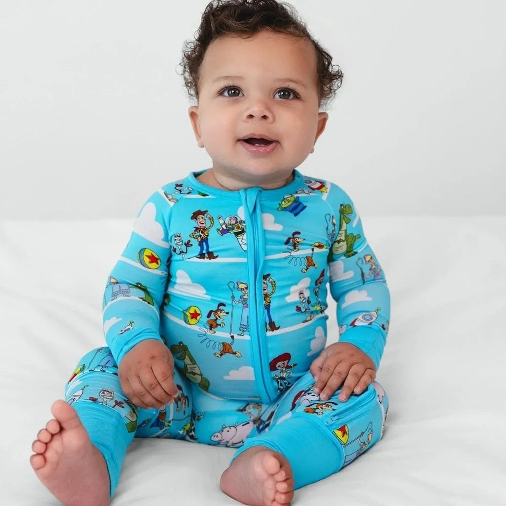 Little Sleepies Disney Toy‎ Story Bamboo Zippy Preemie Blue Woody Buzz Lightyear